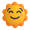 sun with face emoji
